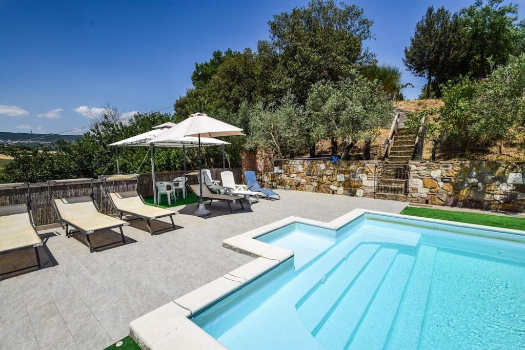 קיאנצ'נו טרמה Agriturismo Podere Biancospino Piscina Privata מראה חיצוני תמונה